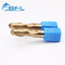 Solid Carbide 2 Flute Square, Flat End Mill, TiSiN Coating
