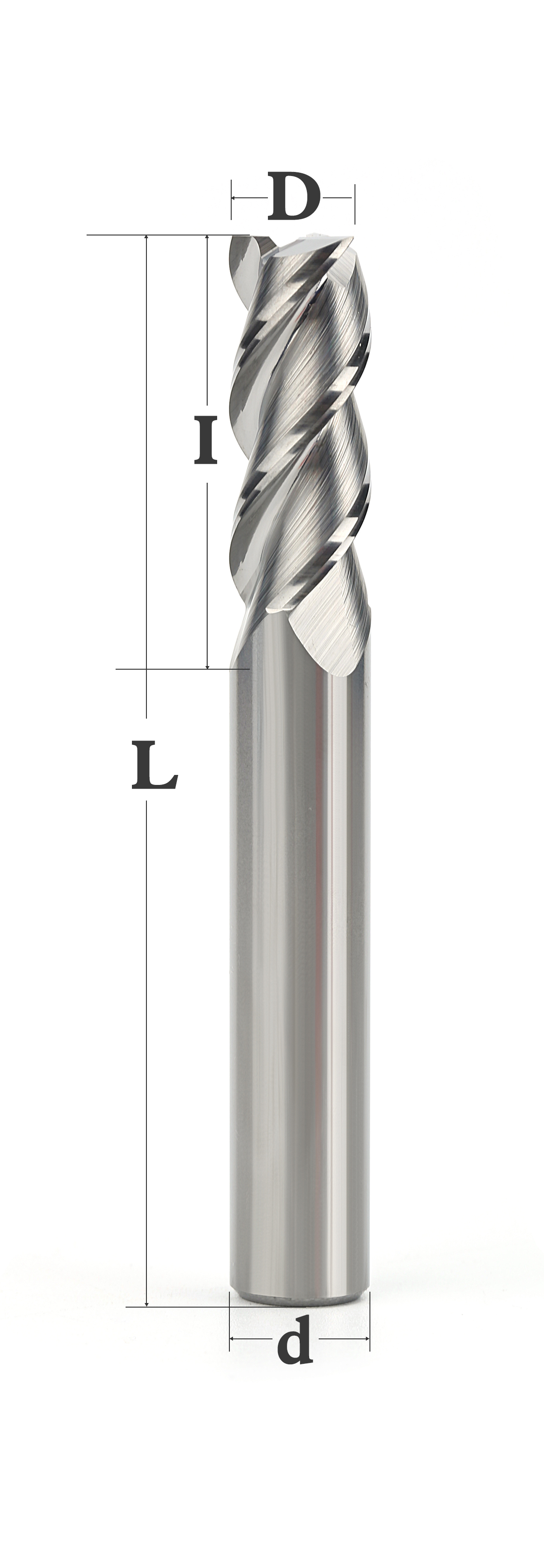 4-edge Aluminum Milling Cutter