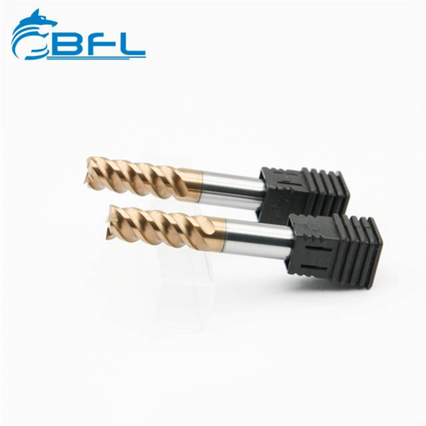 BFL High Hardness Solid Carbide 4 Flutes End Mills For Stainless Steel