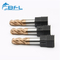 BFL 4 Flutes Solid Carbide Ball Nose Milling Cutter, TiSiN