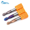 BFL Solid Carbide Ball Nose End Mill With Blue Coating