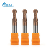 BFL Solid Carbide Ball Nose End Mill With Bronze Coating