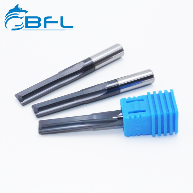 Solid Carbide 2 Flutes Straight Flute End Mill Tool For Wood