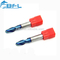 BFL 4 Flutes Solid Carbide Ball Nose Milling Cutter, TiSiN