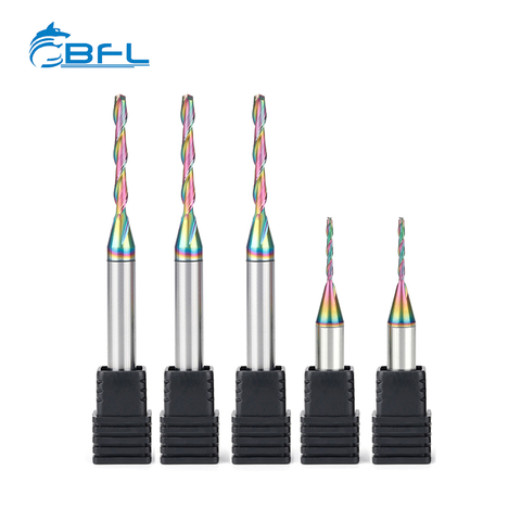 BFL Solid Carvude 2 Flute Woodworking end mill With Colorful Coating