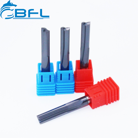 BFL Solid Carbide 2 Flutes Straight Flute End Mill Bit For Wood