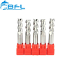 Fresa de extremo de aluminio de 3 flautas de carburo de tungsteno BFL
